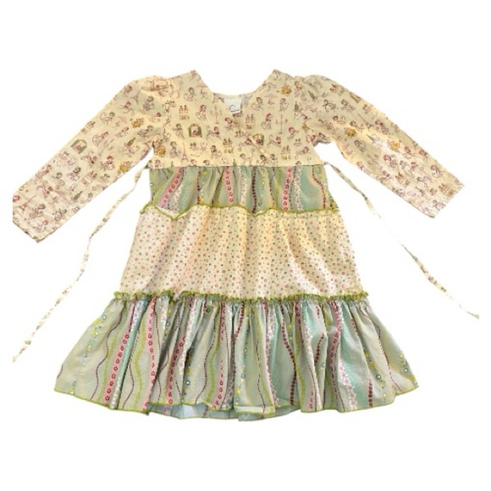Vintage Style Tiered Empire Waist Dress